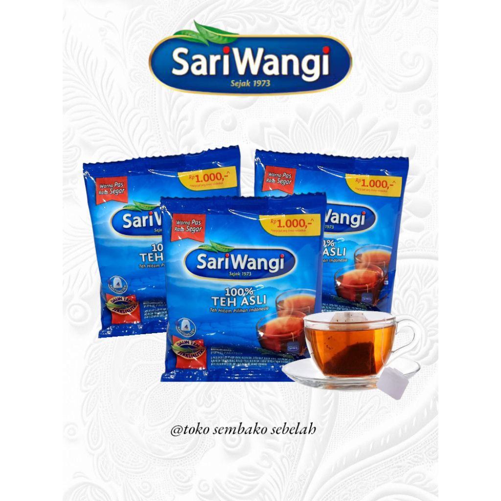 

Teh Sariwangi Renteng Kemasan 7,4gr 1 Renteng Isi 6 Pcs