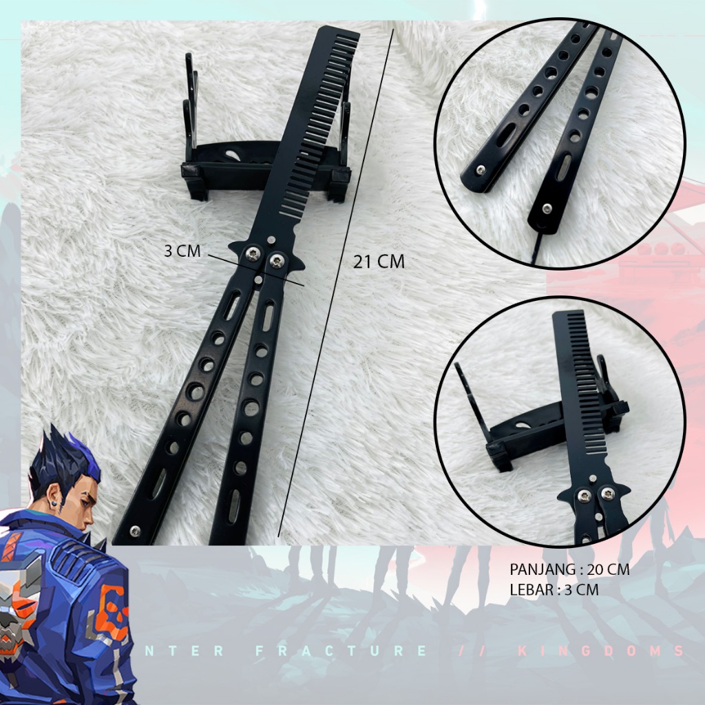 Koleksi Mainan Butterfly Knife Premium