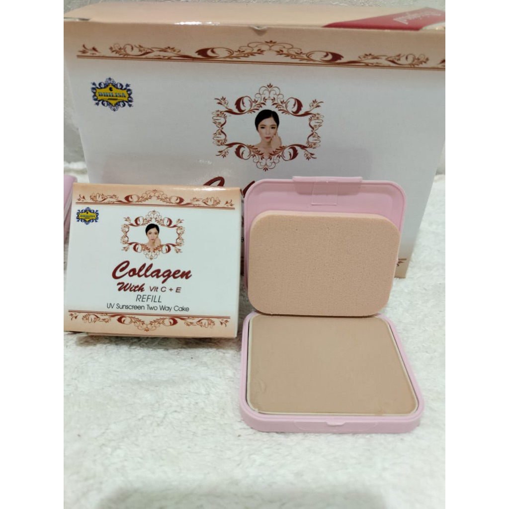 Bedak padat collagen Refill