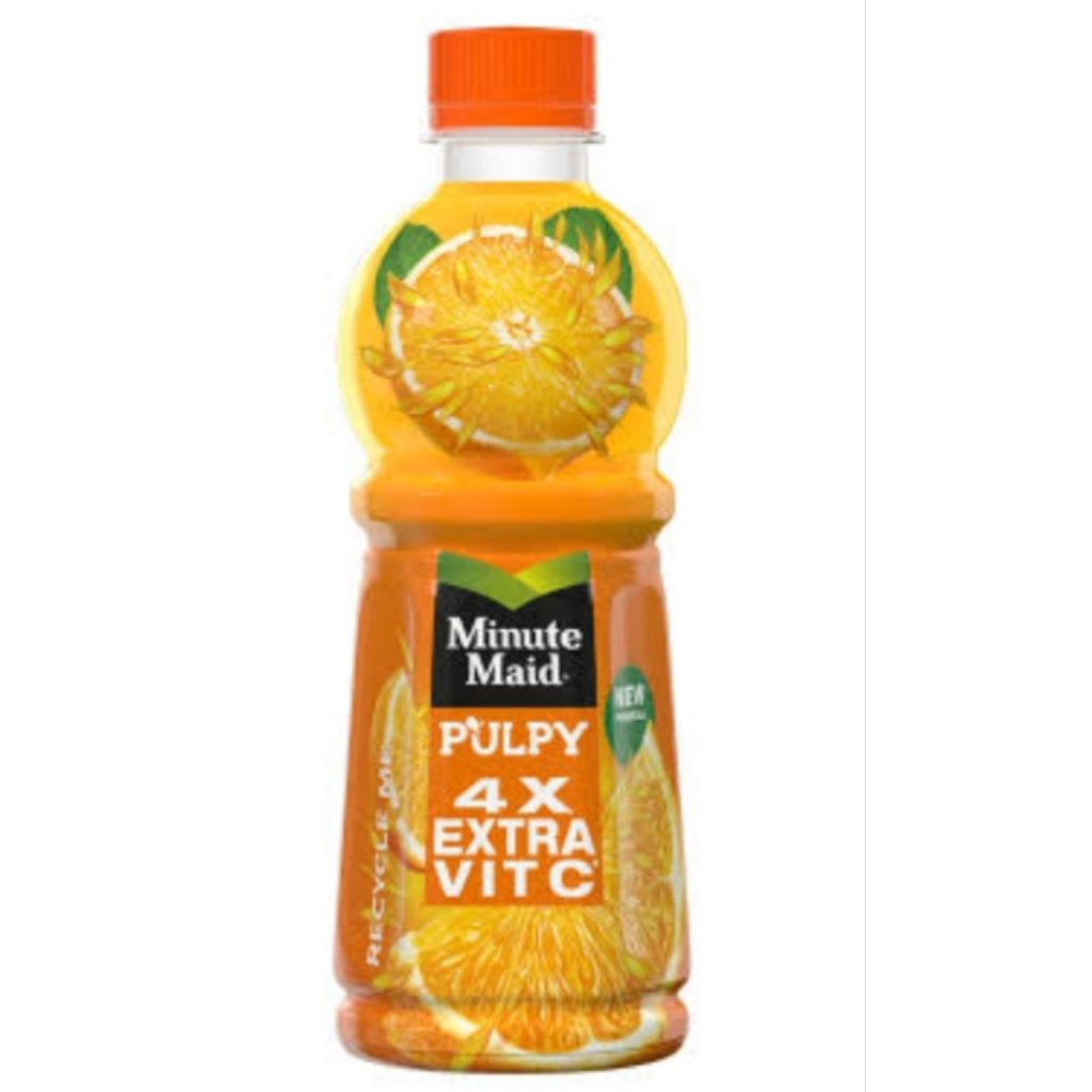 

MINUTE MAID PULPY JUS BUAH RASA JERUK BOTOL 300 ML