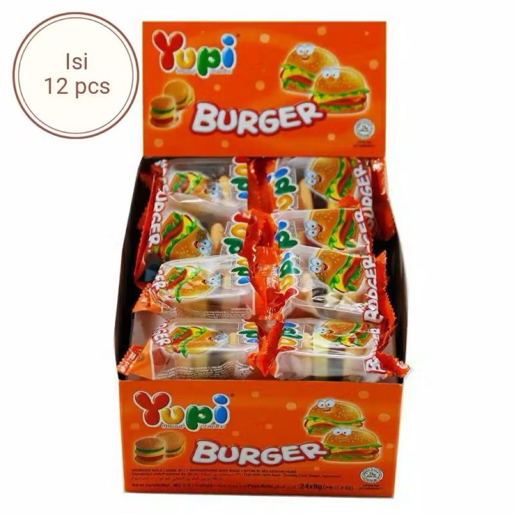 

yupi burger max isi 12 pcs