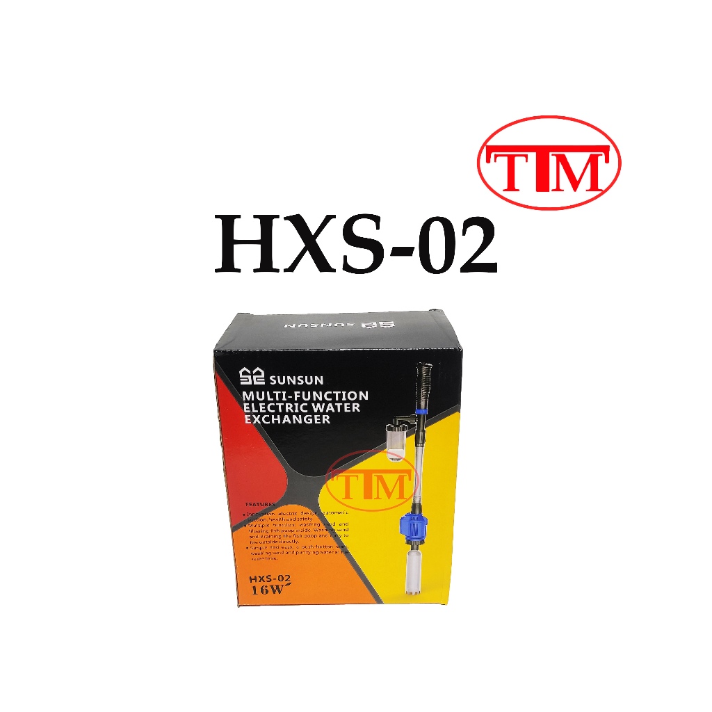 HXS-02 AC GRAVER CLEANER SUNSUN PEMBERSIH KOTORAN AQUARIUM AQUASCAPE