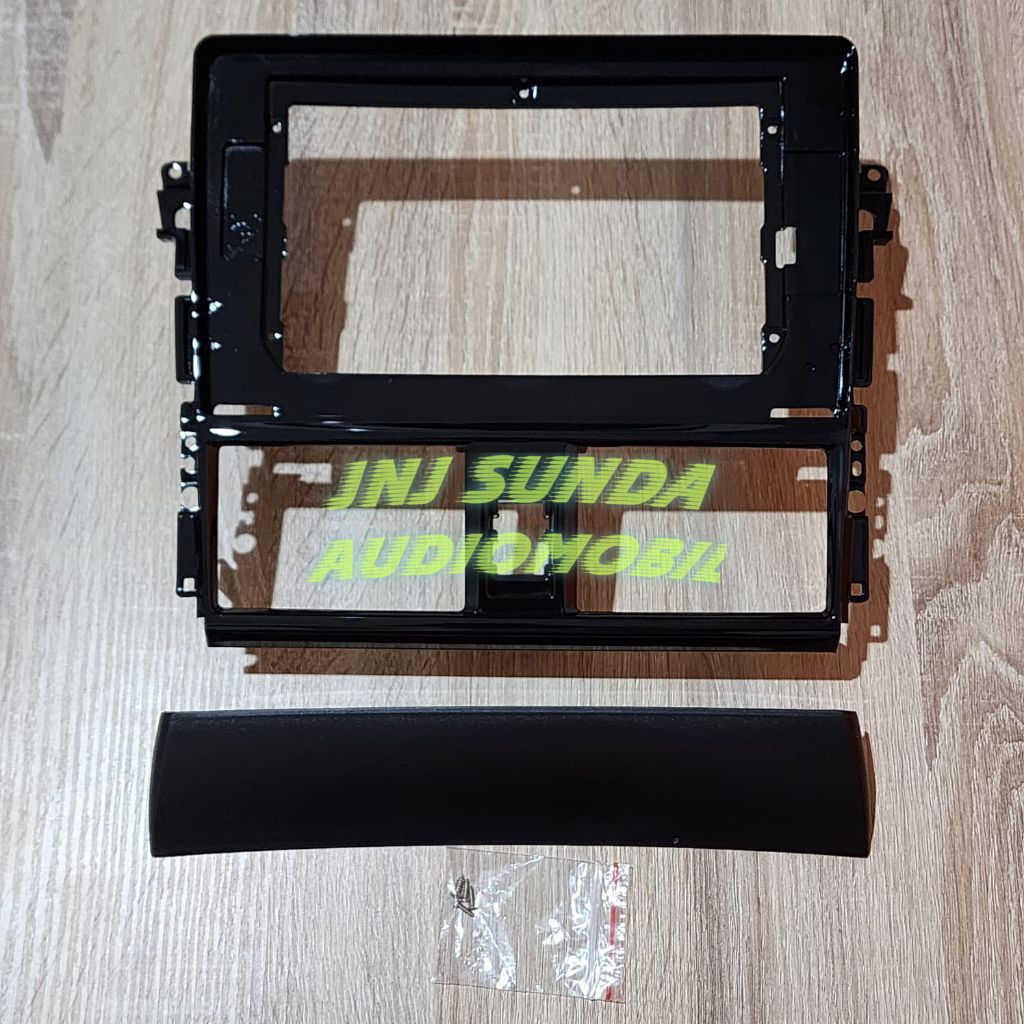 Frame tv mobil head unit android 10 inch mobil toyota vios 2013-2018