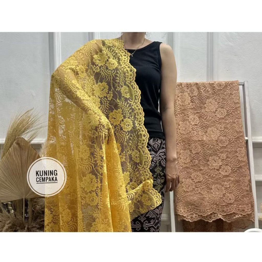 RB - Kain Kebaya Metalik Lareksa Premium