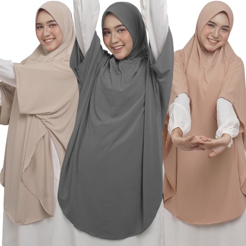 KODE Y95A Aminahijabs  Hijab Olahraga Jilbab Khimar Sporty Jersey Premium STARLA