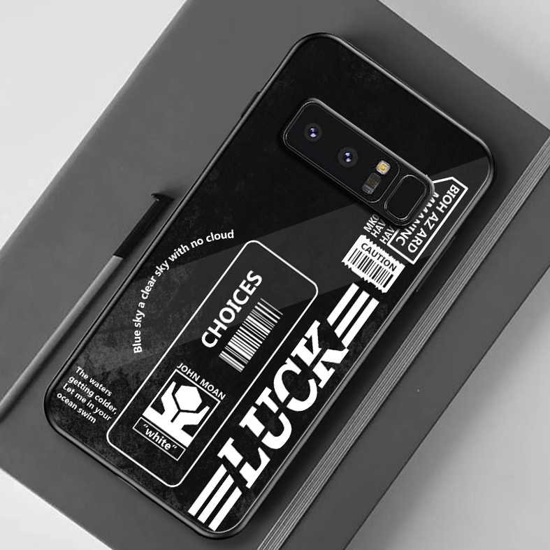 Case Glass Akrilik For samsung note 8- case hp - case akrilik  samsung Note 8  - Casing Handphone sa