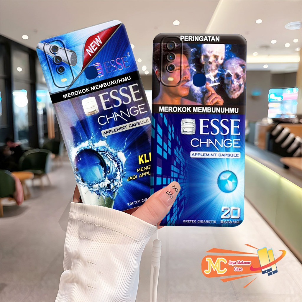 SOFTCASE VIVO Y17 - Y19 - Y16 - Y15 - Y12 - Y12i - Y11- Y12s - Y20- Y20a - Y20i - Y20SG Motif Rokok 