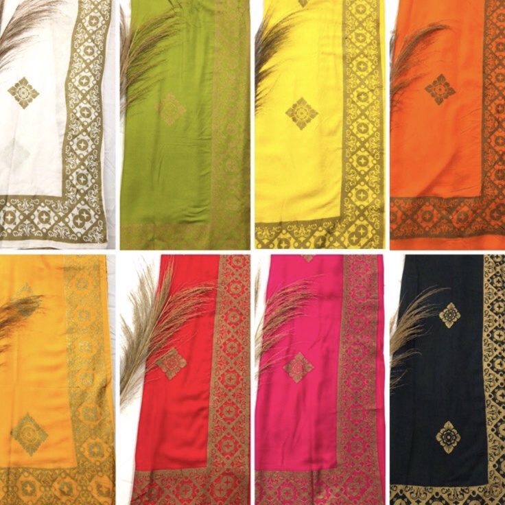 KAMEN BALI LEMBARAN RAYON MOTIF PRADA  KAMEN BALI