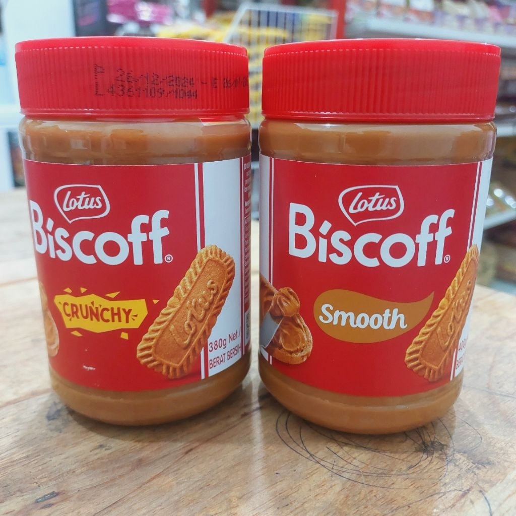 

BISCOFF LOTUS 400 GR / SELAI BISCOFF LOTUS / BISCOFF LOTUS SMOOTH / BISCOFF LOTUS CRUNCHY