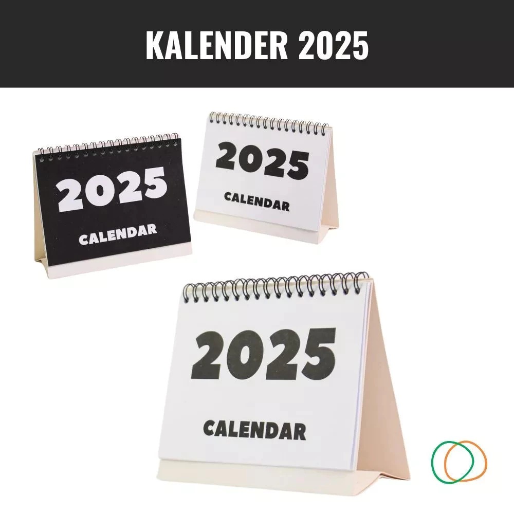 

Kalender 2025 Calendar / Kalender Meja Sekolah Dan Kantor