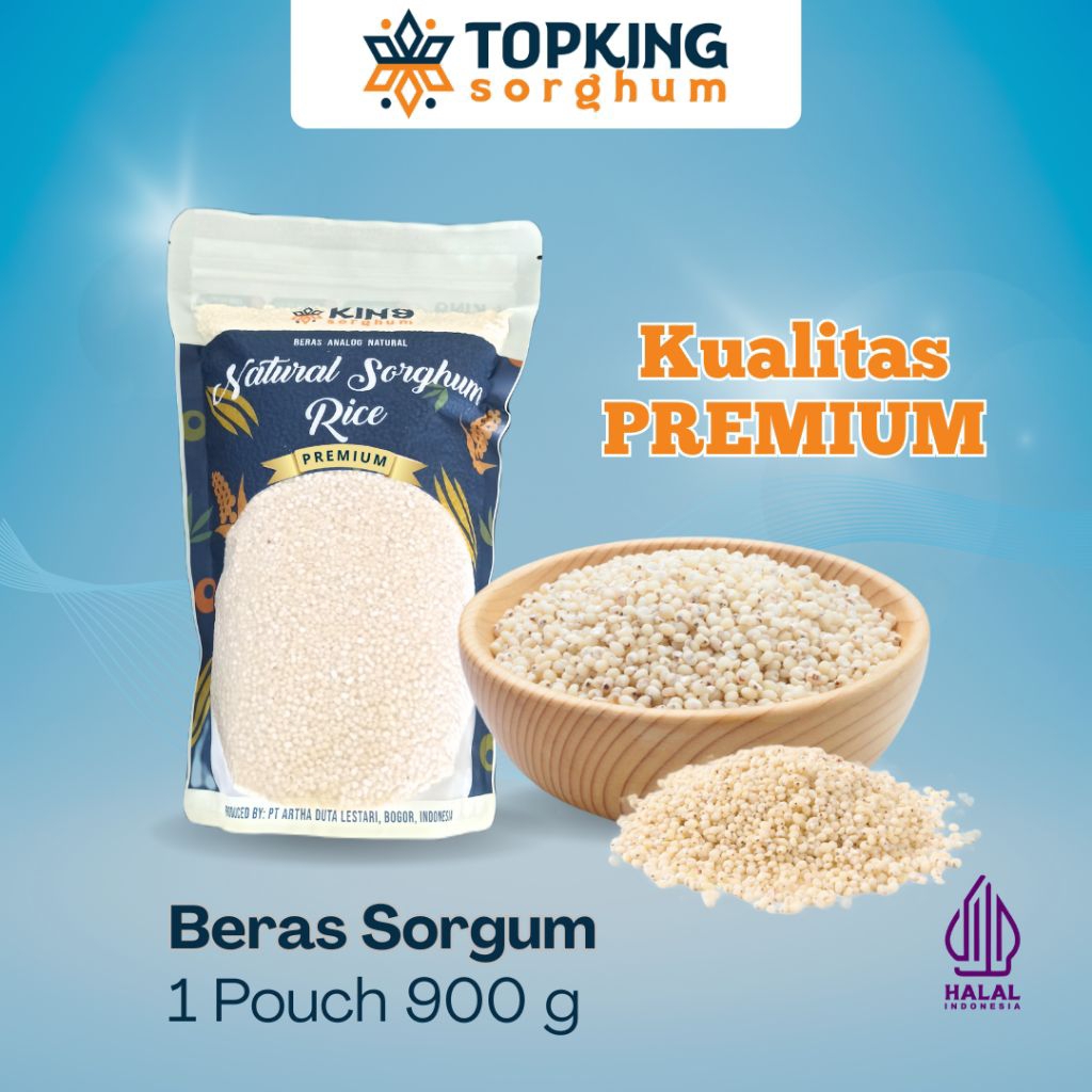 

Beras Sorgum Premium (Sorghum Rice) 900 g