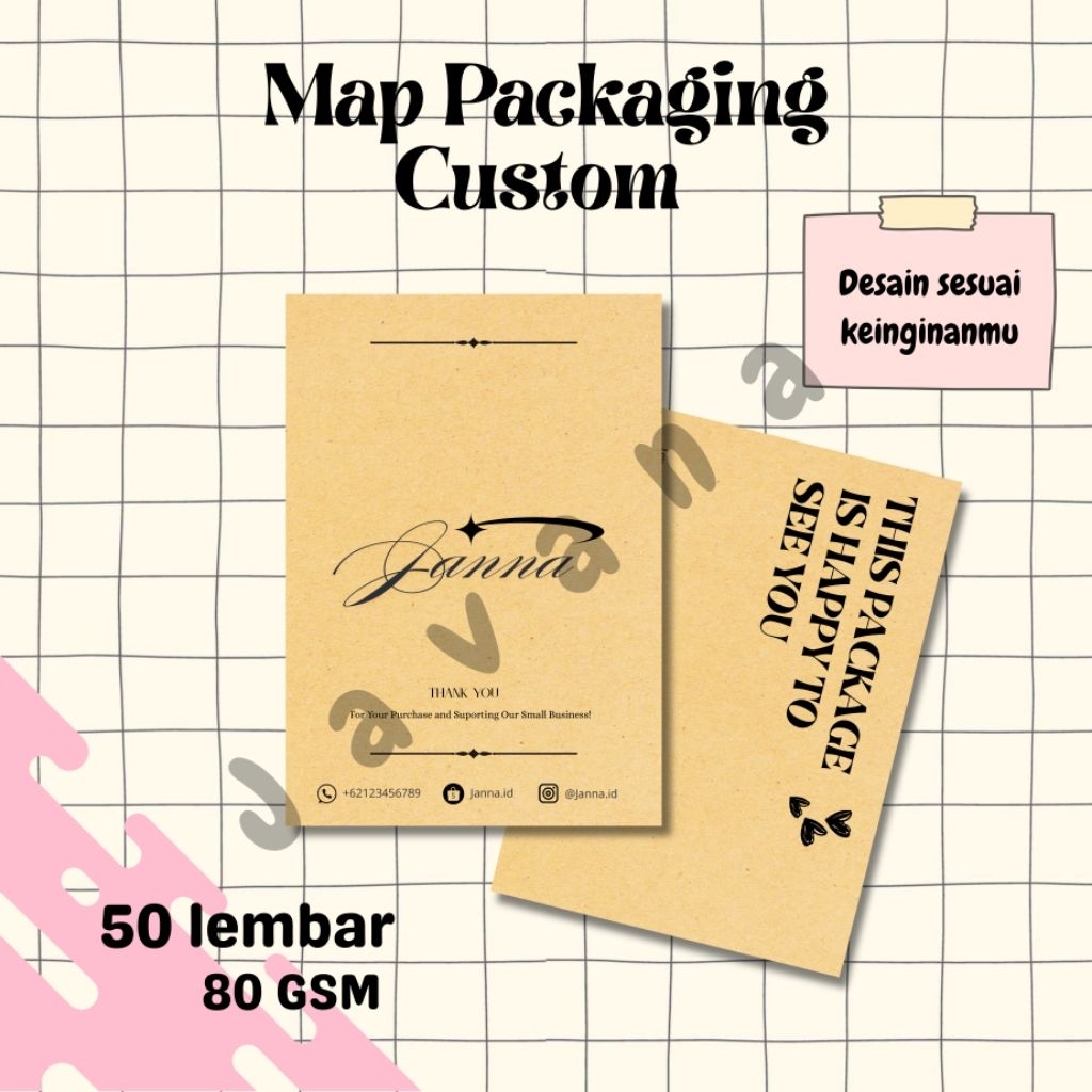 

Amplop Map Coklat Custom File Packaging Kemasan Online Shop 22×30 cm