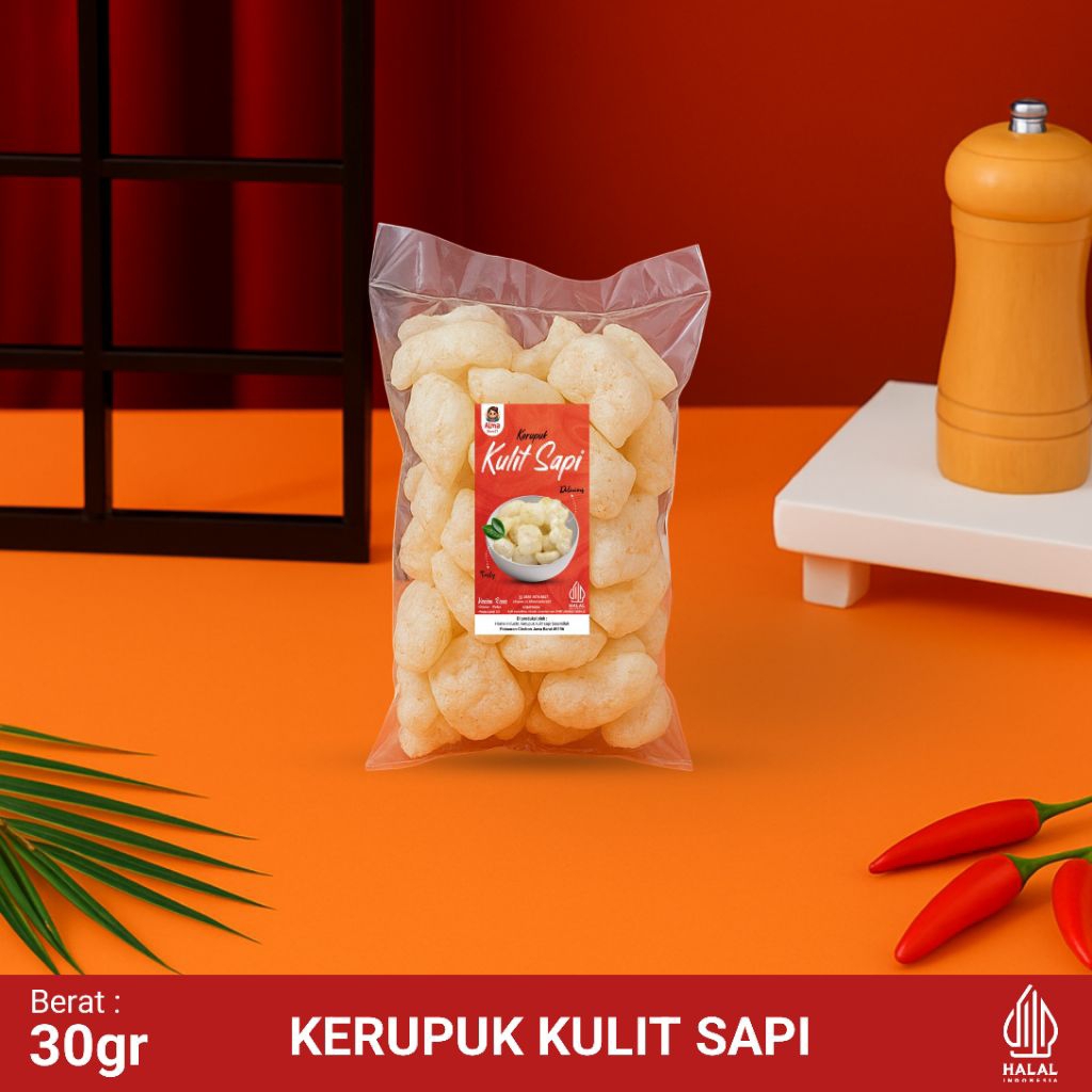 

Dorokdok KERUPUK KULIT SAPI/RAMBAK KHAS CIREBON KEMASAN NEW