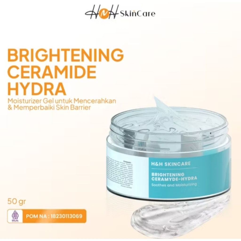 HNH Skincare - Brightening Ceramide Hydra - Moisturizer Ceramide Pelembab Wajah untuk Skin Barrier