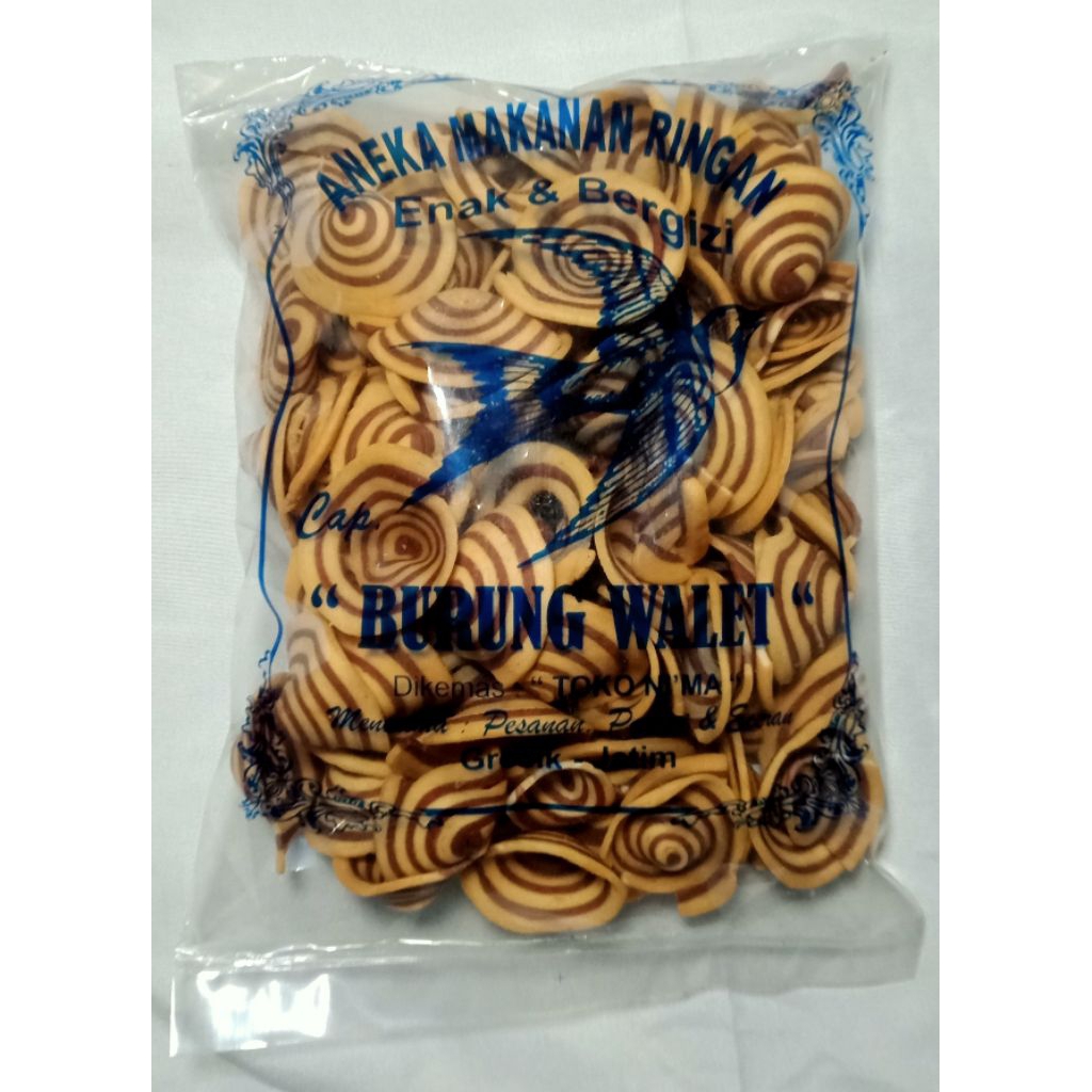 

Kuping Gajah Mini coklat Putih 250gr Renyah Manis