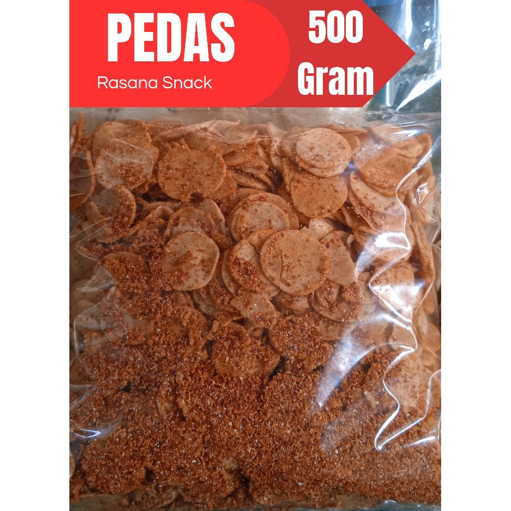 

500gr/keripik-moring/molring/citruk/cemilan pedas/cemilan enak/