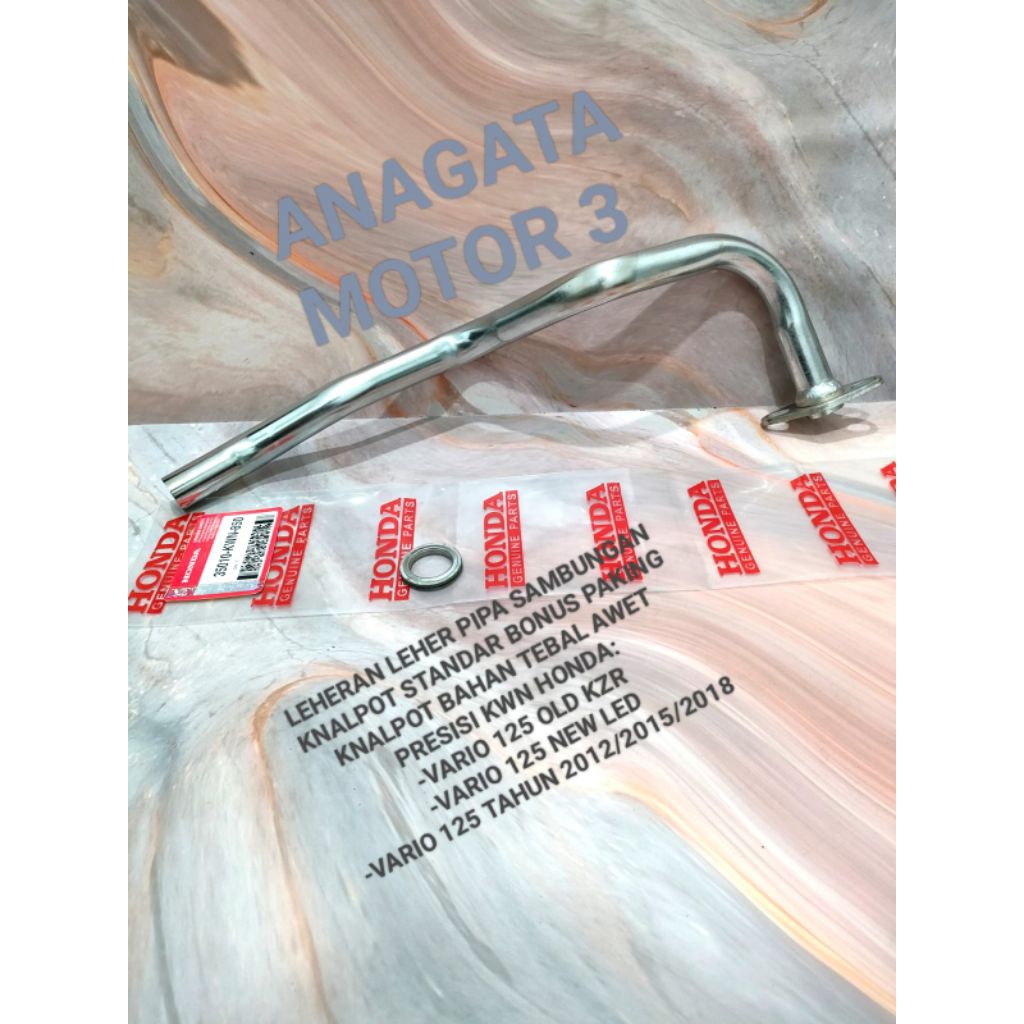 LEHERAN LEHER PIPA SAMBUNGAN KNALPOT STANDAR BONUS PAKING KNALPOT BAHAN TEBAL AWET PRESISI KWN HONDA