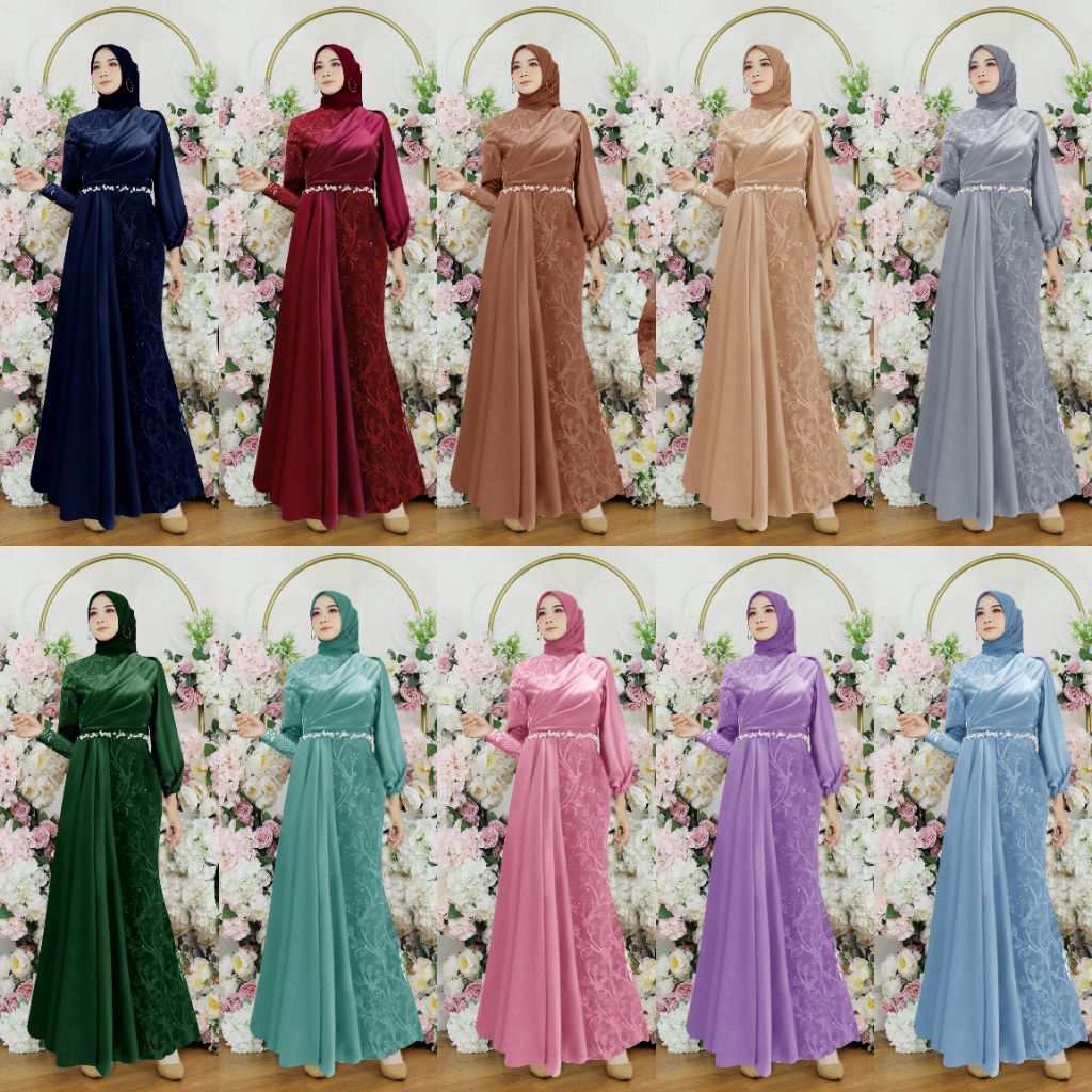 ZAKIRA - GAMIS GAMILA // dress gamila // gamis GAMILA // dress panjang // gamis hijab