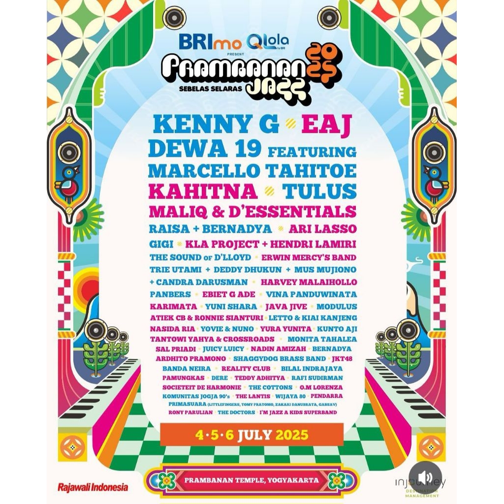 Tiket prambanan jazz 2025 festival day 1