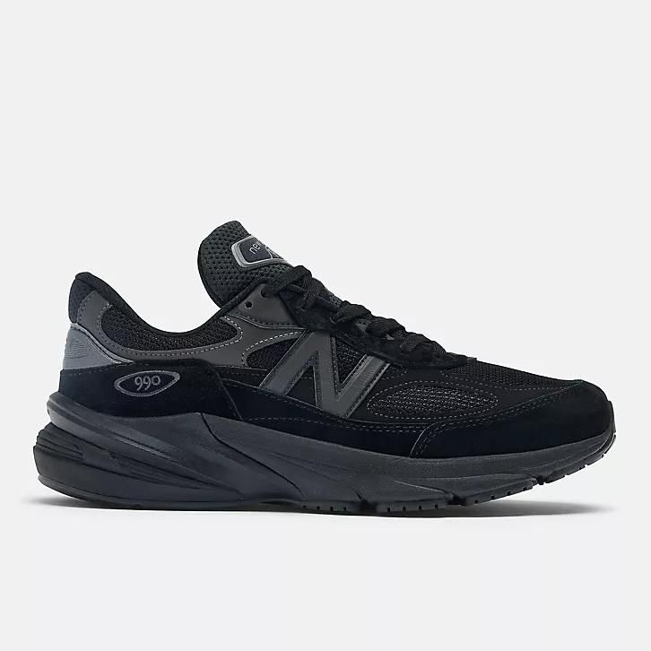New Balance 990v6 Triple Black U990BB6 Original Resmi