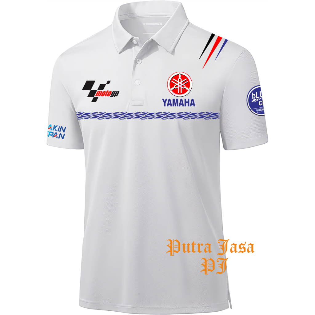 Kaos Polo Yamaha MotoGp/Kaos Krah Yamaha MotoGp/Kaos Krah Salur/Kaos Polo Yamaha