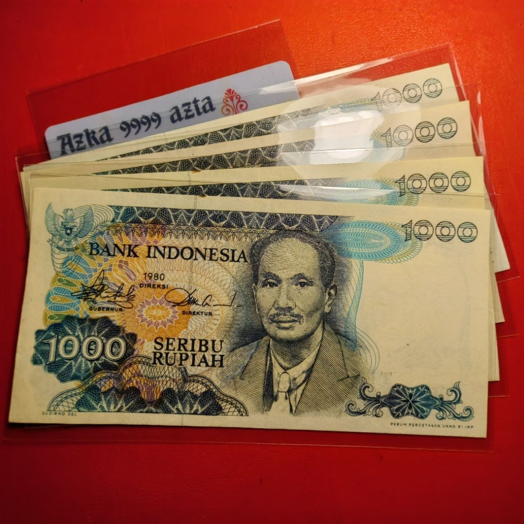 1000 rupiah sutomo 1980 GRESS ada flag sesuai fidio asli