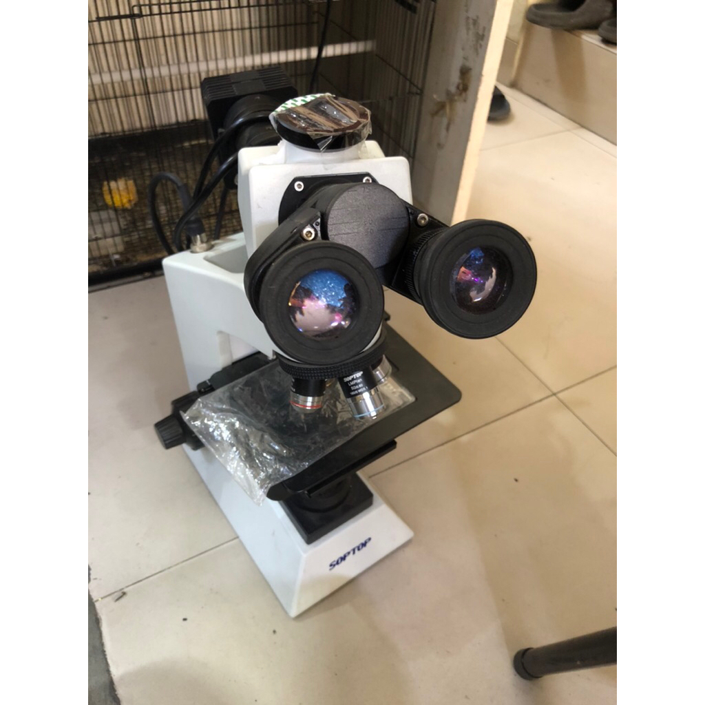 Mikroskop Soptop bekas seperti Baru