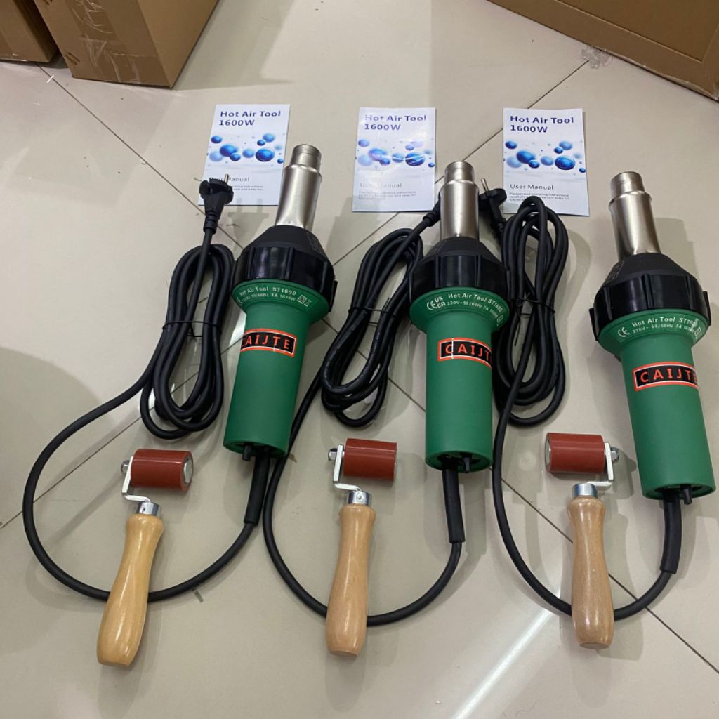 Hot Air Torch Plastic Welding Gun Welder 220V 1600W