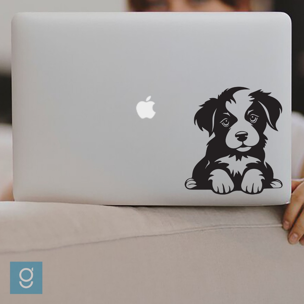 

Stiker Baby Dog Sticker Cutting Custom Dekorasi Laptop Mobil