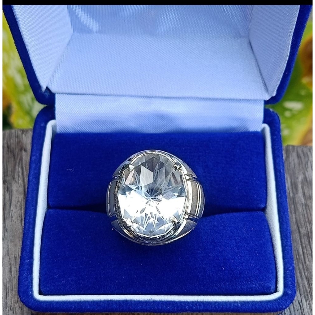 cincin batu kecubung air Kalimantan