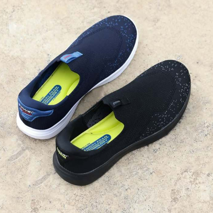 Bata Sepatu Sneakers Pria POWER Slip On Memory Foam EASY WALK