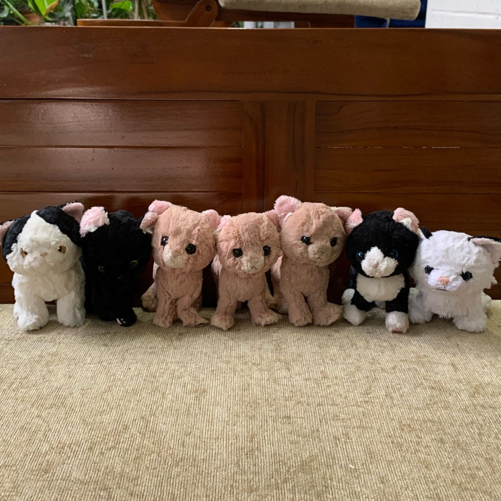 Boneka Kucing+Domba+Racoon