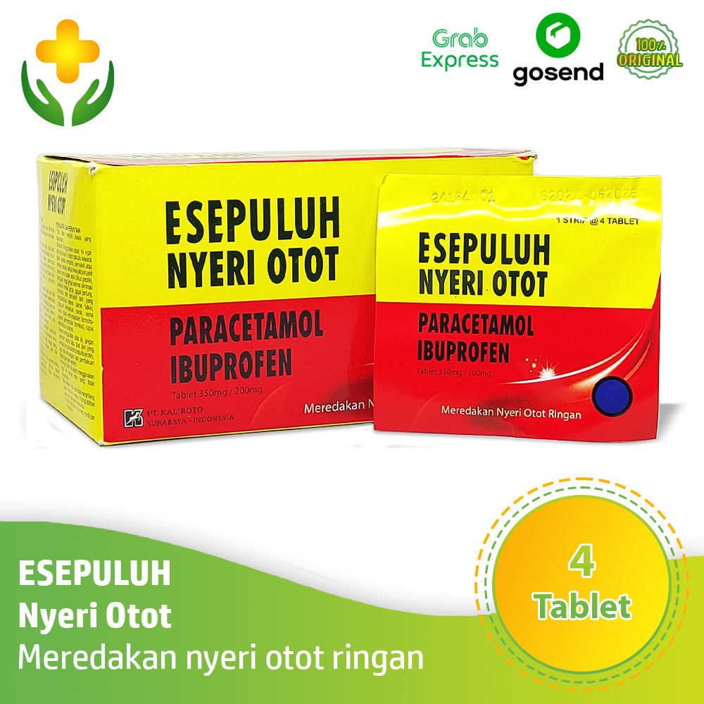 Esepuluh Nyeri Otot 1 Box 25 Strip - Obat Meredakan Nyeri Otot
