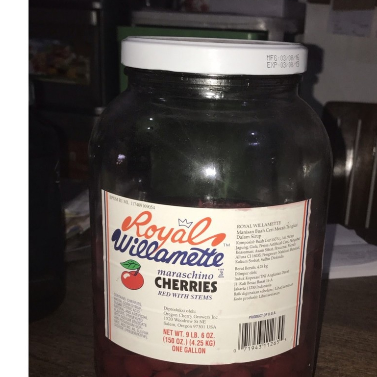 

Cherry Tangkai Merah Rep 250gram - Ceri Tangkai !!