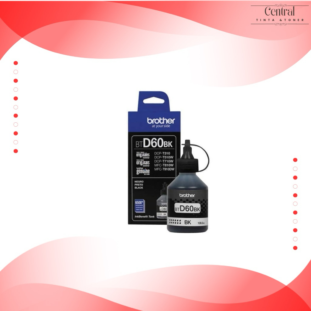 Tinta Brother BTD60BK Black