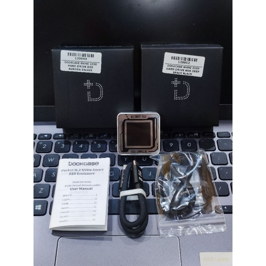 DOCKCASE POWER LOSS PROTECT M. 2 NVME SMART SSD ENCLOSURE 2230