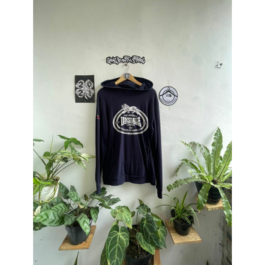 Hoodie lonsdale big logo second