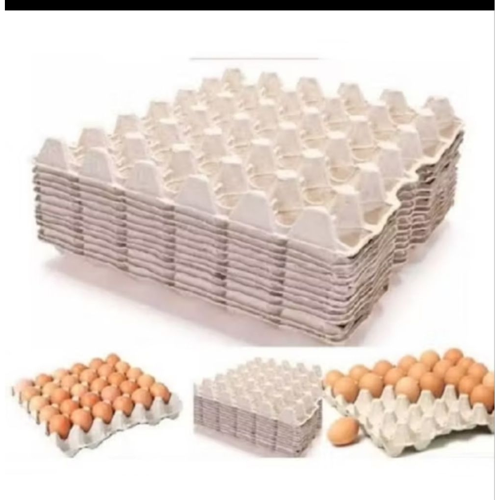 

PAKET 10 LEMBAR WADAH TELUR AYAM BEKAS / EGG TRAY KARTON / KERTAS / KARDUS