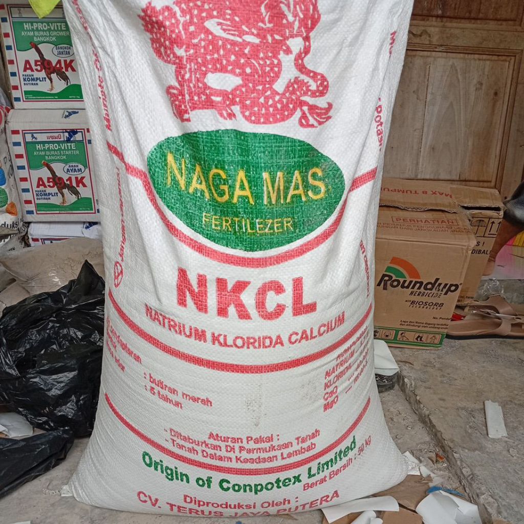 repack pupuk nkcl natrium klorida calcium 1kg