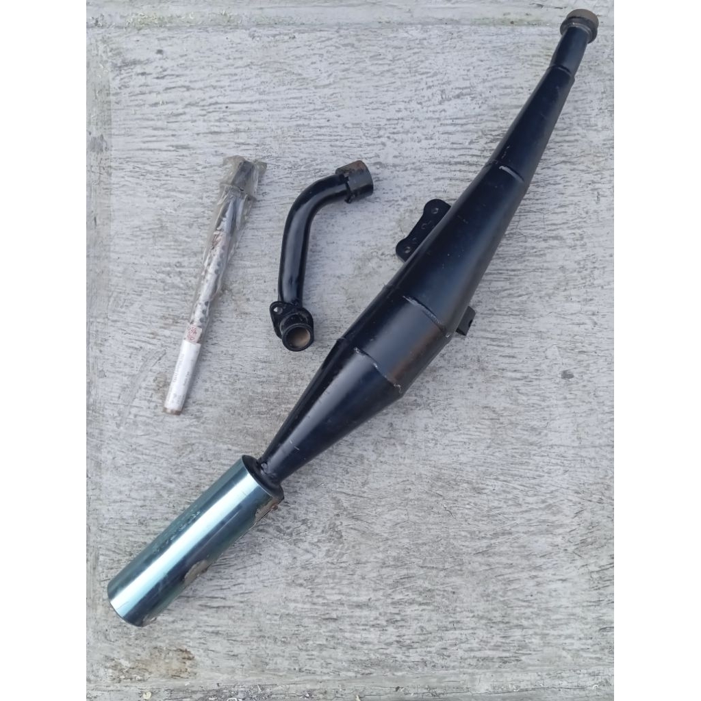 Knalpot Suzuki RC110 Crystal Tornado original