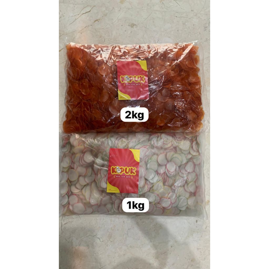 

Kerupuk Oren Mentah 1 KG - Kerupuk Kiloan