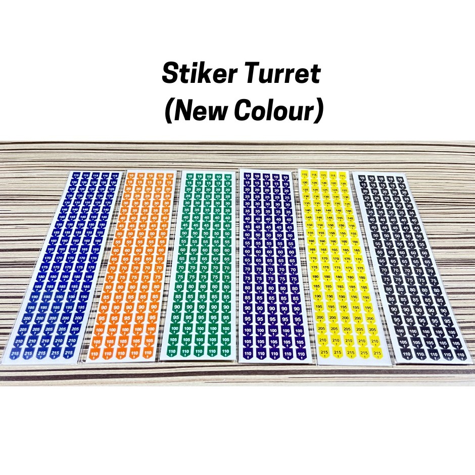 

Jual stiker // stiker turet //variasi warna