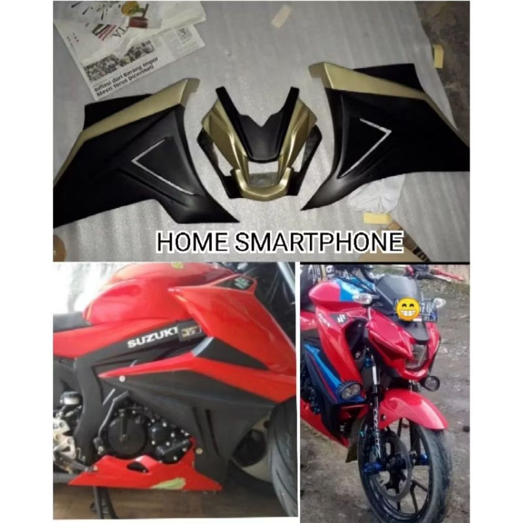 Cover Headlamp Paket Half fairing Suzuki GSX S150