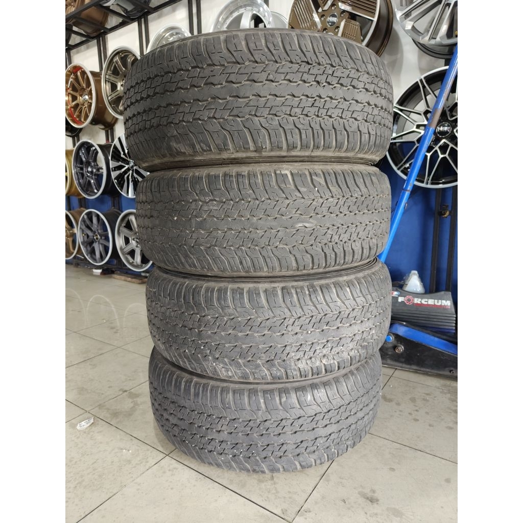 BAN SECOND DUNLOP GRANDTREX 265/60 R18 KONDISI 80%