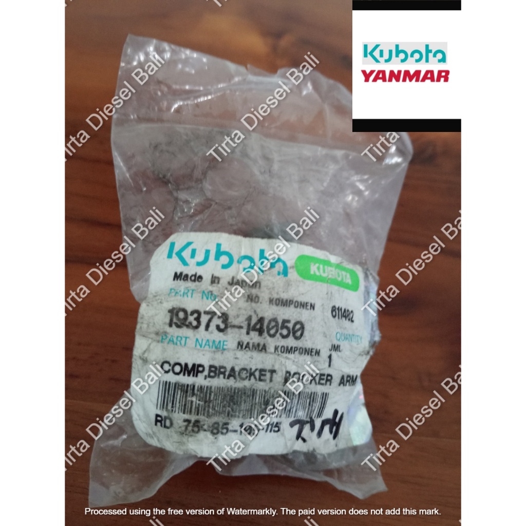 KUBOTA COMP BRACKET ROCKER ARM DUDUKAN TEMLAR PELATUK  RD 75 - 85 - 105 - 115 19373-14050 ORIGINAL