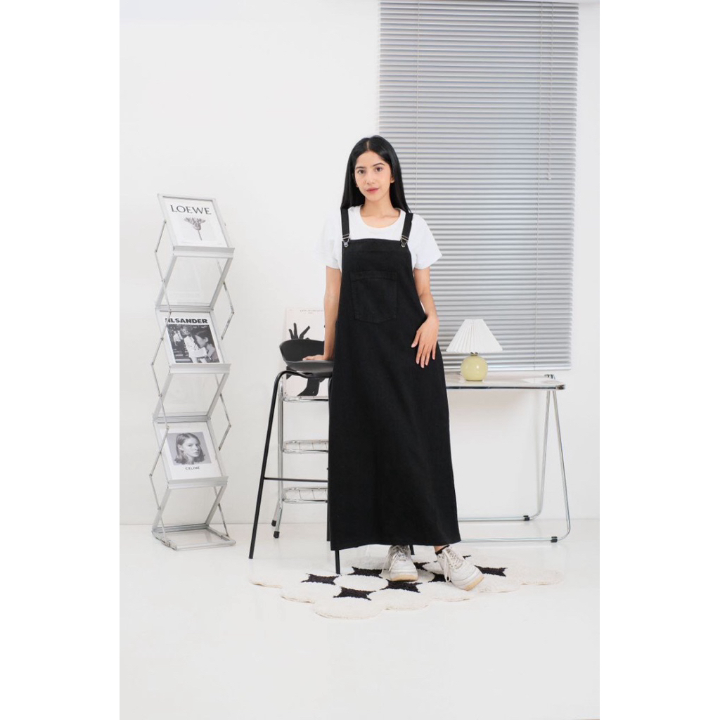 overal jeans-baju kodok-pakaian wanita-outfit wanita-outfit kekinian-outfit keren