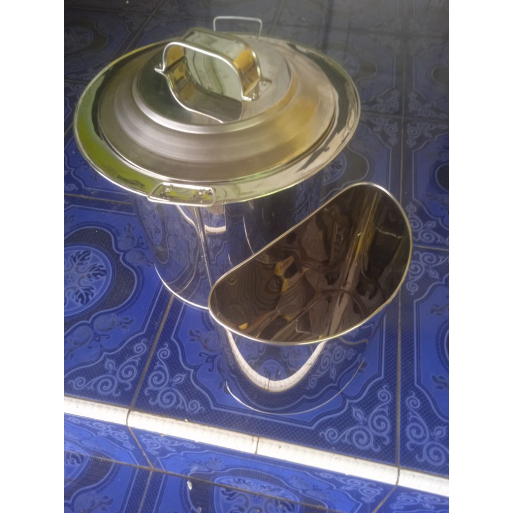 Sekat Lepas pasang Dandang Mie ayam stainless/Anak Dandang Mie ayam /sekat lepas copotan dandang Mie