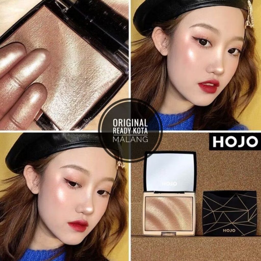 (ORI BPOM) Highlighter Hojo Luminous 01 Pink 02 Gold 03 Silver Highlighter Sparkling Stereo High Def