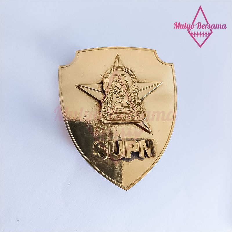 Pin Osis Model Perisai Bros Pin Osis SUPM Perisai Pin Custom - Mulyo Bersama