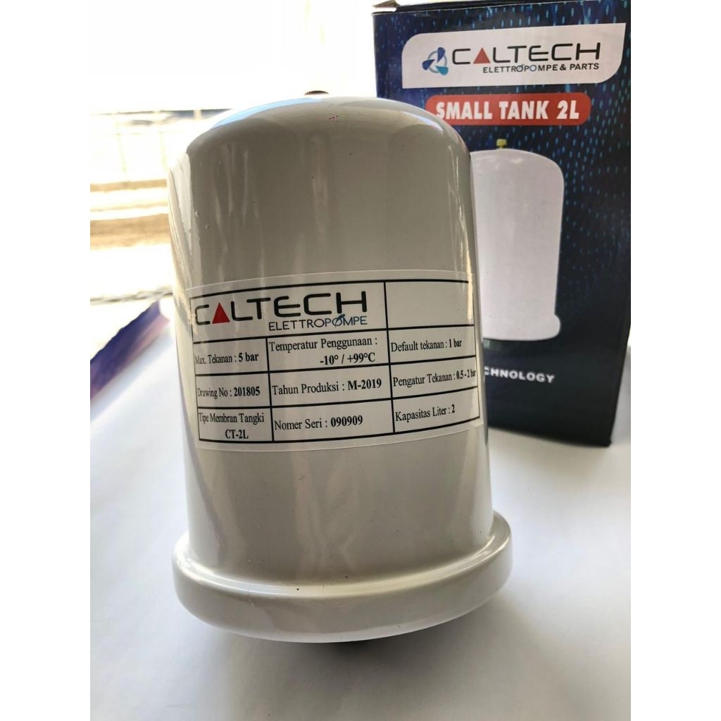 ￼Tabung Pompa Air CALTECH 2 Liter 1/2 Inch 2Lt Wasser PW 139 129 EA GA 130 Jak SANYO PH 137 125 A PS